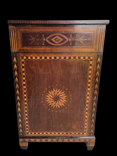 A MARQUETRY INLAID COMMODE ,TORINO ITALY C1800