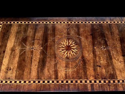 A MARQUETRY INLAID COMMODE ,TORINO ITALY C1800